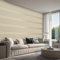 Beswitory Cream Wallpaper Feature Embossed Horizontal Stripe Wallpaper Luxury Nordic Modern Wall Paper Free No Match Pattern for Living Room Bedroom Kitchen TV Background