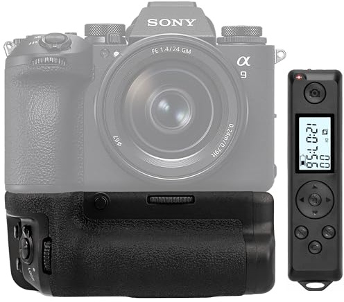 ayex Batteriegriff Kompatibel mit Sony A9 III & A1 II ersetzt VG-C5 mit Timer-Fernauslöser Hochformat Multifunktions Handgriff