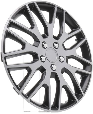 RIDEX Radkappe 16 Zoll Radzierblenden chrom silber schwarz 100009A0088