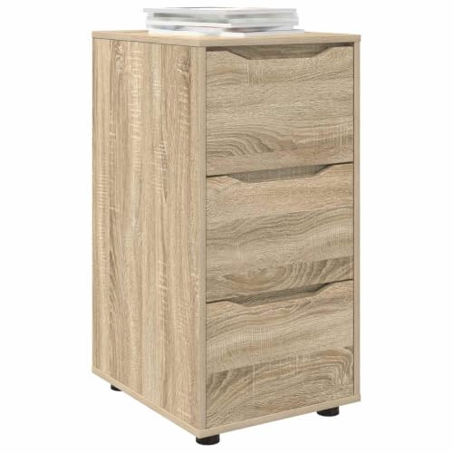 vidaXL Aufbewahrungsschrank 40 x 48 x 81 cm Holzwerkstoff Sonoma-Eiche