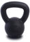 SUPRFIT - Econ Professional Kettlebell 6Kg - Pulverbeschichtete Kugelhantel aus massivem Gusseisen für Fitness, Crossfit & Krafttraining - Schwarze Kettlebells Hantel für Home Gym und Fitnessstudios