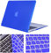 Se7enline Compatible with Macbook Pro 13.3 Case Matte Soft Touch Hard Shell Case for 2010-2012 Macbook Pro 13 inch A1278 (CD-Rom) Non Retina Display with EU/UK Layout Keyboard Cover, Deep Blue