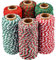 6 Rouleaux Ficelle Cordon d'emballage Cadeau de Noël Boulangerie Ficelle Corde de Coton pour Emballage Arts Artisanat Fournitures de Décoration de Jardin, 6 Couleurs