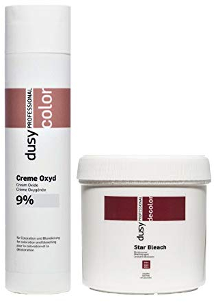 Dusy Professional Creme Oxyd 250ml 9% + Dusy Star Bleach Blondierpulver 100g