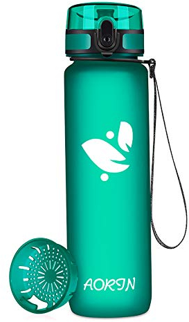 AORIN Sports Water Bottle - 750ml-Tritan Gym Bottle BPA-Free & Drinking Bottles, Leakproof,One Click Flip Lid/Kids,Adults,Gym,Outdoor Sport