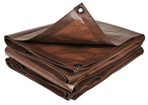 TERRE JARDIN Bâche de Jardin Marron 2 x 3 m, Bâche Polyéthylène 140 g/m² - 2 x 3 - Marron