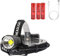 WINDFIRE 200000 Lumen wiederaufladbare Stirnlampe, XHP70.2 Superhelle leistungsstarke LED-Stirnlampe, Fokus einstellen 3 Modi wasserdichter Scheinwerfer, Powerbank-Funktion für Camping-Wandern