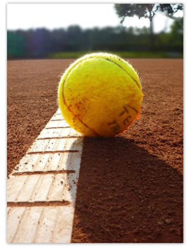 Wandsticker Deko Foto Sticker 100x135cm Tennis Ball No.H7993M_NS1AR