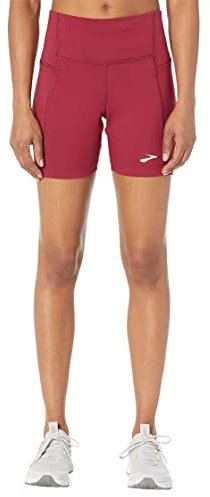 Brooks Moment Collants courts 12,7 cm, Razzmatazz., Taille XS