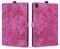 Rosbtib Funda para Lenovo Tab M10 Plus (3.ªgeneración) 10,6 Pulgadas 2022 TB-125FU, Flip Cover Magnética Ranuras para Tarjetas PU Cuero Cover Lenovo Tab M10 Plus 3rd Gen, Rosa Rojo