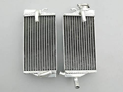 FSMOTO Adatto per radiatore in alluminio a 2 tempi Hon-da CR250 CR250R 2000 2001 CR 250 R 00 01