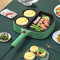 Smart Fried Egg Cooker, Low Heat Cooking, Electric Egg Maker Machine for Omelette, Scrambled Eggs, Fried Eggs, Deluxe Sous Vide Style Egg Bite Maker, Healthy Snacks, Non Stick Coating,Green