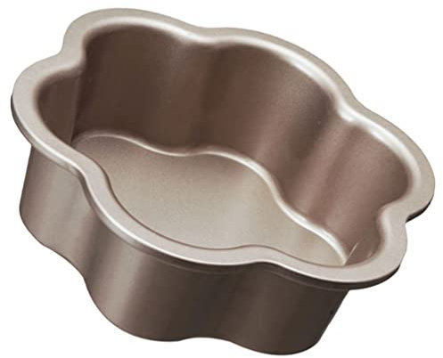 Kichvoe 6 Zoll Kuchenform Backformen Tortenform Blumenform Backwerkzeug mit Abnehmbar Metall Antihaft Kuchenbackform für Ostern Geburtstag Party Backform Blumenform Metall