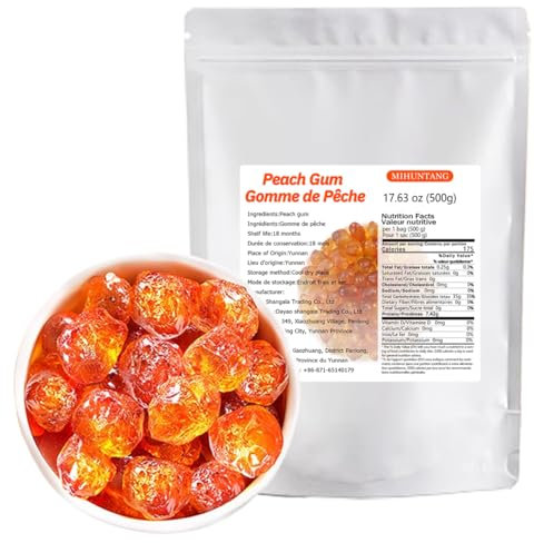 Peach Gum 500g Edible Peach Tao Jiao Dried Food Tao Jiao Dried 桃胶500g