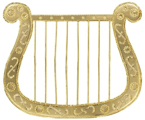 Arpa per costume da angelo o troubadix | oro
