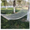 HAOHIZE Rope Hammock, Outdoor Garden Portable Mesh Hammock Woven Cotton Rope Hammocks with Wood Spreader Bar Hanging Swing Decoration for Travel, Camping, Backyard, Patio