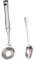 CRILSTYLEO 1 Satz Fleischbällchenlöffel aus Edelstahl Fleischkochlöffel drücken Hersteller von Fleischbällchen küchenutensilien kitchen tools Küchenwerkzeug Frikadellen-Löffel-Form Silver