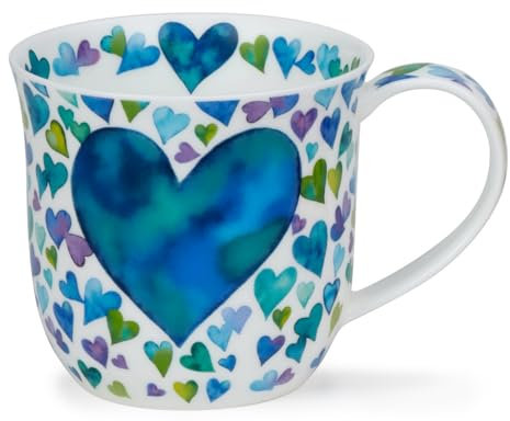 Dunoon Cumbrae Big Love Blue 0.45 Litre Fine Bone China Mug