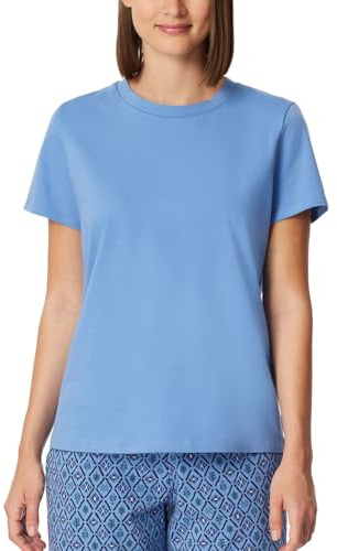 Schiesser Damen Schlafshirt Kurzarm Baumwolle - Mix + Relax Pyjamaoberteil (1er Pack)