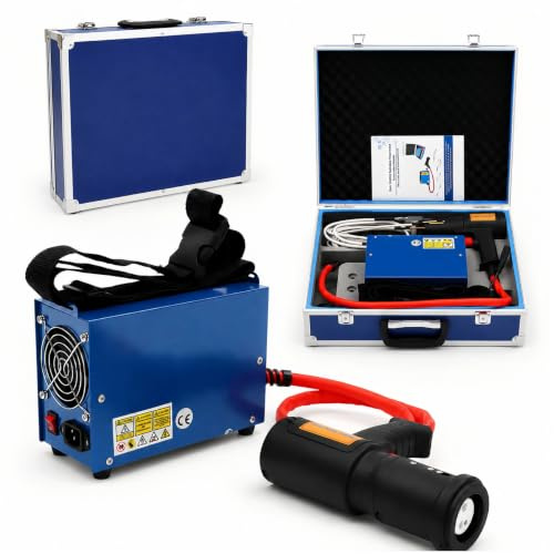 Mqwdxzfes 1500W Magnetischer Induktionsheizgerät Set, Ohne Flamme Schraubenlöser mit 4 Kupferspulen & Werkzeugkasten, 800°C Induction Heater, Induktion Schraubenlöser für Kfz-Reparatur (220V)