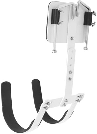 Verstellbarer Snare Drum Schulterträger aus Aluminiumlegierung Weiß | Einfach zu Montieren und Demontieren, als Tragehilfe für Marschtrommelzubehör, mit Schultergurt