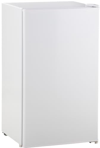 HOMCOM Réfrigérateur Congélateur Petit Réfrigérateur à Une Porte 91L Blanc | Étagères Modulables, Compartiment Congélateur, Design Sous-Comptoir