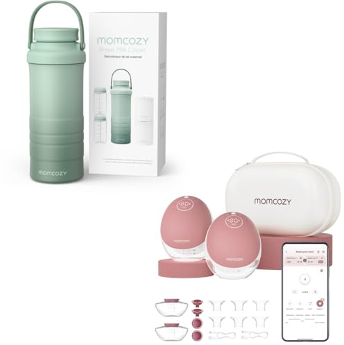 Momcozy CM01 Glaciere Lait Maternel & Momcozy M9 Tire-Lait Electrique Main Libre Portable