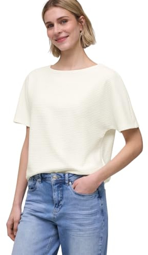 Damen Dropped Shoulder Shirt mit Struktur