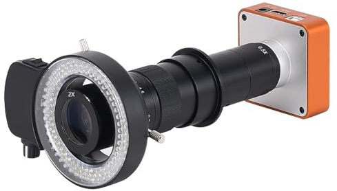 2K 48MP Microscope Camera FHD 60FPS 4800W 300X HDMI USB Video Electronic Digital Industrial For Phone Repair Soldering Crisp Precise Details Effortlessly(With 2X Full kit)