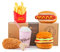 P.L.A.Y. American Classic Plüsch/Quietscher Food Toy Collection mit Geschenk-Box, 5-teilig