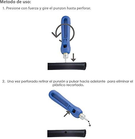 SATURNIA - Punzon Para Tubos de Riego/Goteros/Goteos Ø 3 mm.