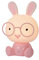 LUCIDE DODO RABBIT - Lampe de table Chambres d'enfant - LED 3 StepDim - 1x3W 4000K - Rose