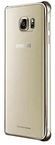 Samsung Galaxy Note 5 Clear Back Protective Cover - Gold