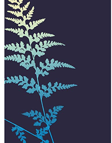Wee Blue Coo LTD Bright Fern Illustration Large Art Print Poster Wall Decor Hell Große Kunst Wand Deko