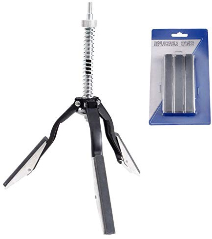 Engine Brake Cylinder Hone, Adjustable Deglazer 2 to 7 (51-177mm) Dia | Engine Cylinder Grinding Tool with 3 PCS 4 Long Replaceable Stones 220 Grit for Grinding Holes