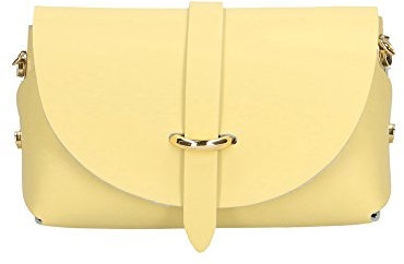 Chicca Borse Borsetta a Tracolla Donna in Pelle Made in italy 18x11x9 Cm