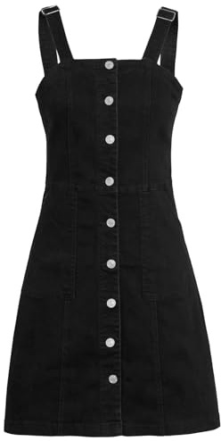 SS7 Damen Denim Pinafore Kleid