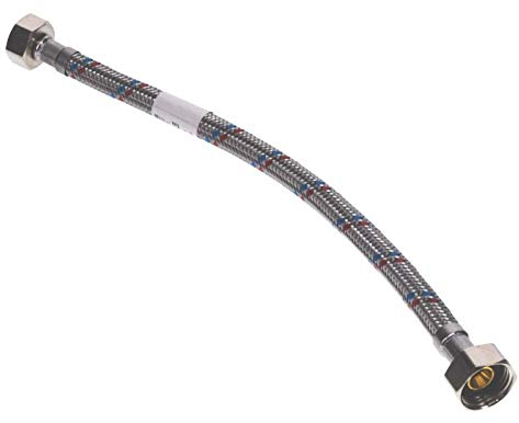 Flexschlauch Panzerschlauch Edelstahl Sanitär Schlauch 3/8 ÜM x 3/8 ÜM 400 MM