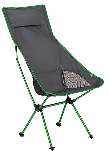 Highlander Unisex – Erwachsene Ayr Tall Faltstuhl, Mehrfarbig, One Size