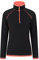 Mountain Warehouse Montana Womens Microfleece - Breathable Ladies Sweater, Quick Drying Pullover, Warm Fleece Jacket, Half Zip - For Spring Summer, Travelling, Outdoors Jet Black Women's Size 14