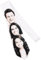 Ocadeau Weiße Herrenkrawatte mit personaöisierbarem Fotodruck - Bedruckbare Herrenbekleidung - Krawatte mit Foto zum Selbstgestalten