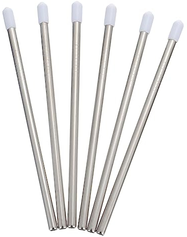 OKUMEYR 6pcs Stainless Steel Bottle Drying Rack Water Cup Drainer Stand Space-saving Organizer for Kitchen Living Room