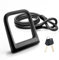 ROCKBROS Bike Lock High Security U-Lock/D-Lock Heavy Duty Motorbike Lock with 2 Keys 1.4cm Thick Cycle Lock for Bicycle, Motorcycle, Electric Scooter, Mountain Road Bike, Folding Bikes