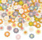 FINGERINSPIRE 144 Stück 12 Farben Gänseblümchen Aufnäher 18 mm Bunt Gänseblümchen Bestickt Zum Aufnähen Baumwolle Stricken Blumen Applikation Aufnäher Kostümzubehör Zum Basteln von Kleidung
