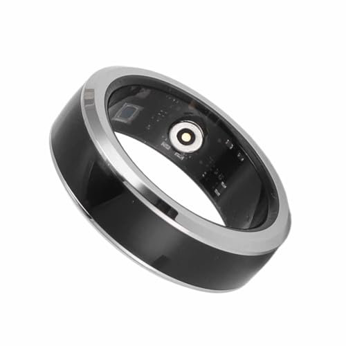 Asixxsix Smart Health Ring, Schlaf-Fitness-Tracker, Umfassende Schlafanalyse, Sportliche Aktivitäten, Langlebig, 5ATM Wasserdicht, APP-Integration, Gestalten Sie Ihr Gesundes Leben Neu (7#)