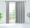 DerF HOME Verdunklungsvorhang Grau, 2er Set, 135x240cm × 2 mit Ösen, Ungiftig & Weich, Schallisolierend & Wärmedämmend für Schlafzimmer, Wohnzimmer & Kinderzimmer