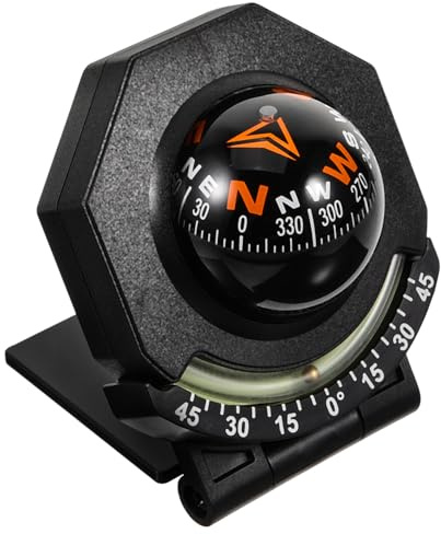 Anneome Kompass Für Auto Auto Kompass Einstellbare Neigung Nacht-licht Auto Dekorationen