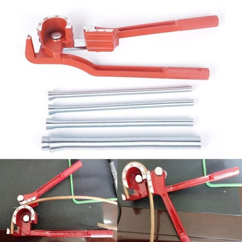 Cintreuse manuelle en cuivre pour cintrer des tubes de 1/4, 5/16, 3/8, 1/2 et 5/8, pour tuyaux en cuivre et aluminium