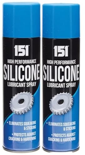 2x 200ml Silicone Lubricant Spray Multi-Purpose Anti-Friction, Water-Repellent Maintenance Spray for Home, Auto, Tools & Machinery