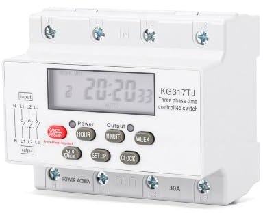 Luocute Minuterie Numérique 30A, Minuterie Programmable